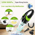 500pa Strong Power Cordless Wet and Dry For Car Handheld Usb Charging Vacuum Cleaner